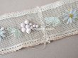 画像11: 19世紀末 アンティーク トリム リボン刺繍 4.65m  約5.4cm幅  (11)