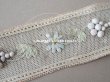 画像15: 19世紀末 アンティーク トリム リボン刺繍 4.65m  約5.4cm幅  (15)