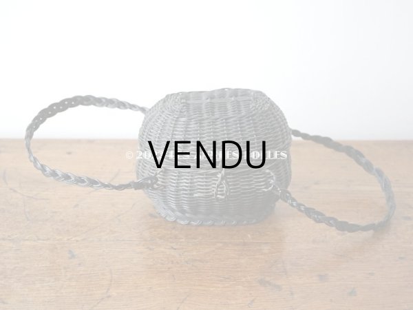 画像4: アンティーク ドール用 パニエ 黒 (4)