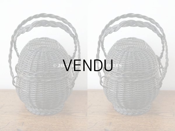 画像7: アンティーク ドール用 パニエ 黒 (7)