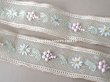 画像3: 19世紀末 アンティーク トリム リボン刺繍 4.65m  約5.4cm幅  (3)