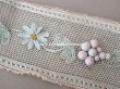 画像5: 19世紀末 アンティーク トリム リボン刺繍 4.65m  約5.4cm幅  (5)