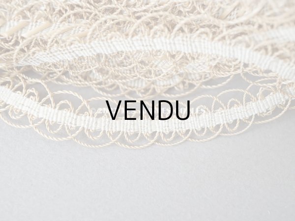 画像5: 19世紀 アンティーク ストロー素材のブレード 帽子用  約9〜10m  1.3cm幅  (5)