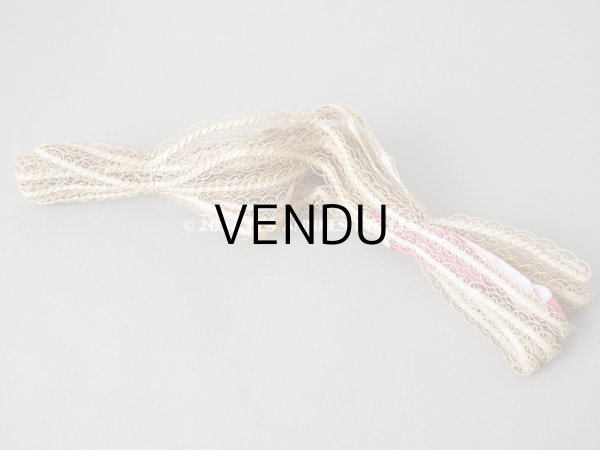 画像3: 19世紀 アンティーク ストロー素材のブレード 帽子用  約9〜10m  1.3cm幅  (3)