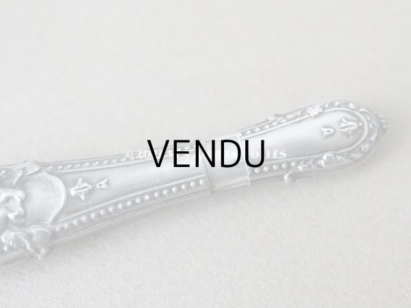 画像13: 1900年代 アンティーク シルバー製 鳥＆薔薇 裁縫道具セット 目打ち&ニードルケース&ハサミ (13)