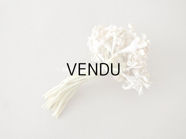 画像10: アンティーク オフホワイトの布花　小さなブーケ (10)