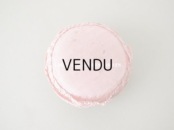 画像10: アンティーク シルク製　5色の薔薇のロココトリム付き ピンクッション  (10)