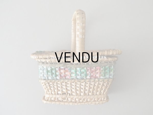 画像5: アンティーク ドール用 プチサイズ 薔薇のパニエ ローズパニエ (5)