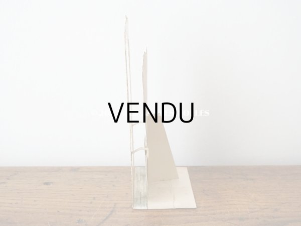 画像6: アンティーク  初聖体の立体カニヴェ 淡いピンクの薔薇の柱 ポップアップ クロモ (6)