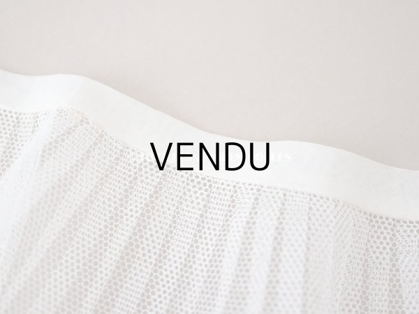 画像3: アンティーク 幅広 プリーツ入り　幅広レース オフホワイト  13.5cm幅  76cm (3)