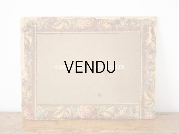 画像9: 19世紀末 アンティーク リボン刺繍のパネル プレザントワール フォトフレーム (9)