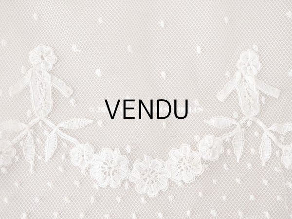 画像7: アンティーク  花のガーランド　幅広 手編みのボビンレース アプリカシオン・アングルテール 1.68m 幅16.4cm   (7)