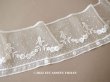 画像1: アンティーク  花のガーランド　幅広 手編みのボビンレース アプリカシオン・アングルテール 1.68m 幅16.4cm   (1)