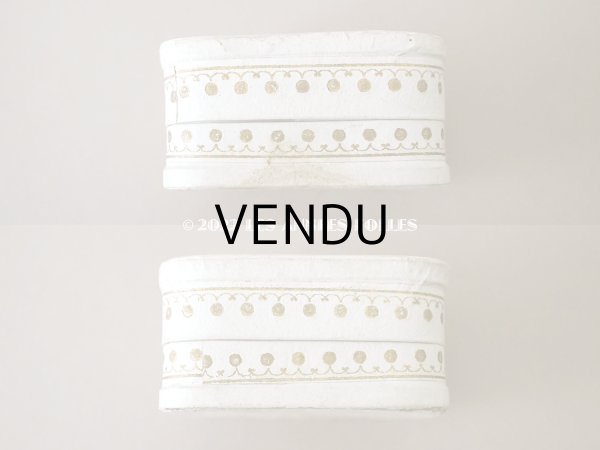 画像10: アンティーク パウダーボックス POUDRE DE PERLES FINES - PARFUMERIE LA PERLE PARIS - (10)