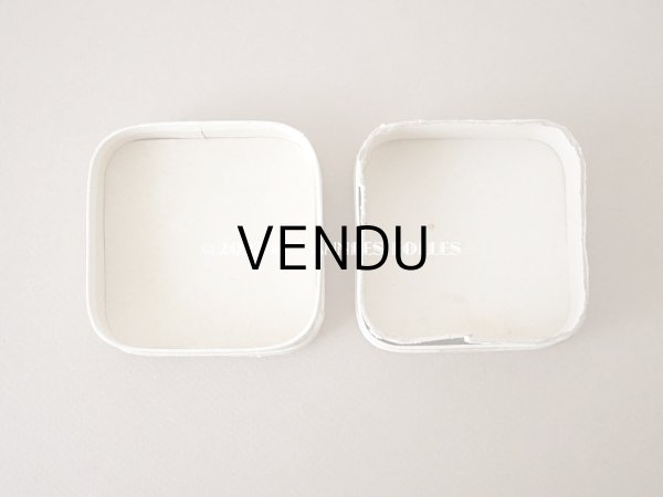 画像6: アンティーク パウダーボックス POUDRE DE PERLES FINES - PARFUMERIE LA PERLE PARIS - (6)