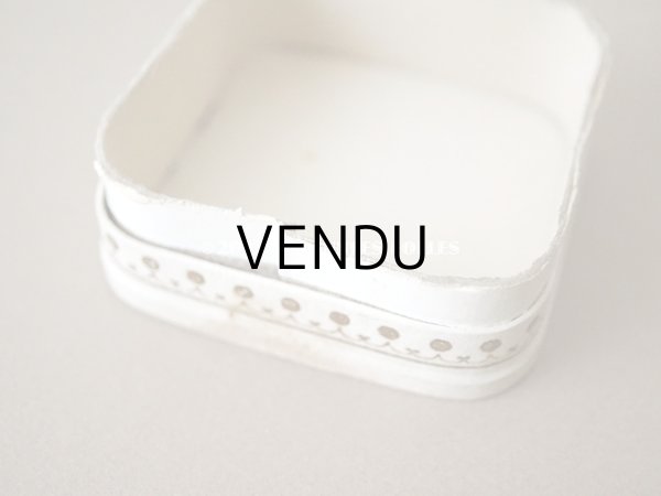 画像7: アンティーク パウダーボックス POUDRE DE PERLES FINES - PARFUMERIE LA PERLE PARIS - (7)