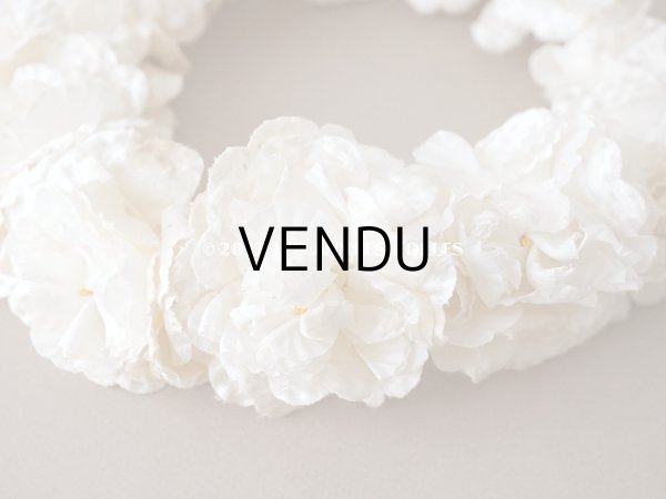 画像9: 1900年代 アンティーク シルクサテン 薔薇の布花のティアラ 花冠 (9)