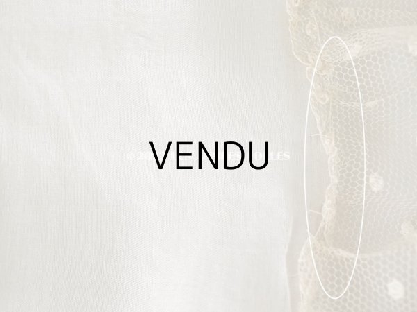 画像12: アンティーク ベビー用 シルク製　ベッドカバー パウダーブルー 42×56.5cm (12)