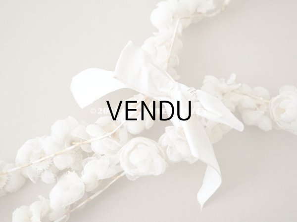 画像9: 19世紀末 アンティーク　オーガンジーの薔薇の花冠 (9)