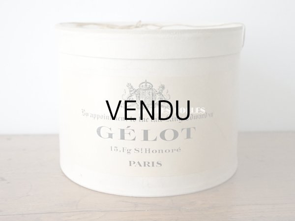 画像3: アンティーク 小さなハットボックス  - GELOT - (3)