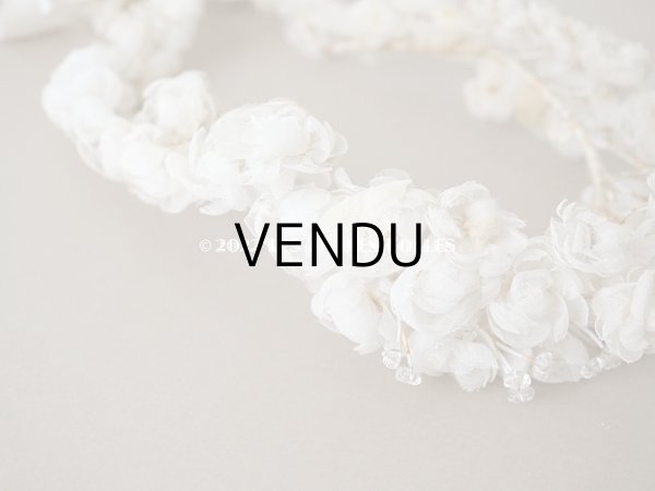画像7: 19世紀末 アンティーク　オーガンジーの薔薇の花冠 (7)