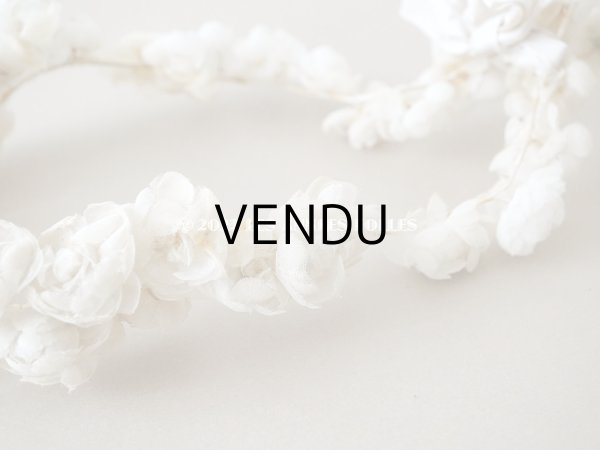 画像4: 19世紀末 アンティーク　オーガンジーの薔薇の花冠 (4)