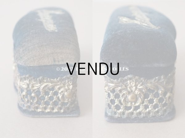 画像6: 1900年代 アンティーク ピンクッション付 エパングルケース ロカイユ装飾 　HAIRPIN (6)