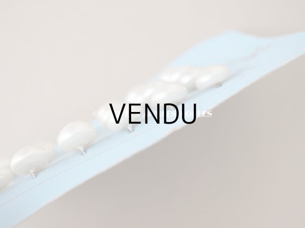 画像5: アンティーク 天使の台紙 ガラス製 パールボタン 12mm  24ピース (5)