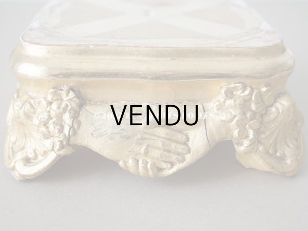 画像5: 19世紀末 アンティーク マリアージュの台座 ハンドモチーフ (5)