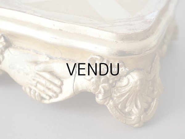 画像6: 19世紀末 アンティーク マリアージュの台座 ハンドモチーフ (6)