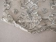 画像8: アンティーク  レース メタル糸の刺繍入り　70cm  (8)
