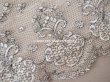 画像5: アンティーク  レース メタル糸の刺繍入り　70cm  (5)