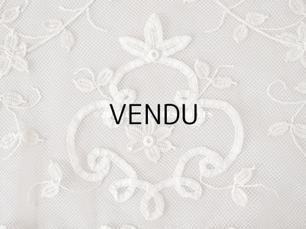 画像5: アンティーク 幅広 プリンセスレース　52×幅38.5cm (5)