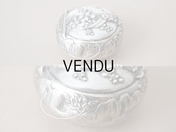 画像4: アンティーク 鈴蘭のパウダーケース  (4)