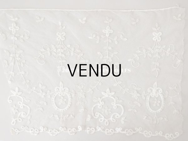 画像3: アンティーク 幅広 プリンセスレース　52×幅38.5cm (3)