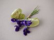 画像2: アンティーク ベルベットの菫の布花　 (2)