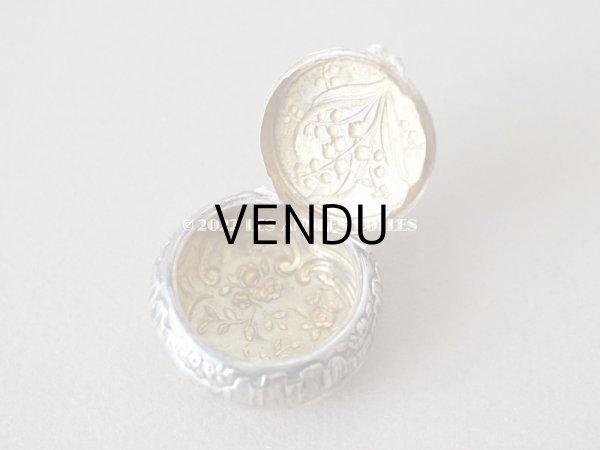 画像8: アンティーク 鈴蘭のパウダーケース  (8)