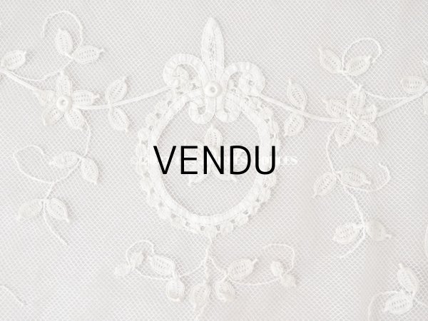 画像4: アンティーク 幅広 プリンセスレース　52×幅38.5cm (4)