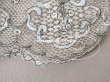 画像7: アンティーク  レース メタル糸の刺繍入り　70cm  (7)