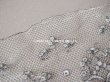 画像4: アンティーク  レース メタル糸の刺繍入り　70cm  (4)