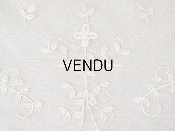 画像8: アンティーク 幅広 プリンセスレース　52×幅38.5cm (8)