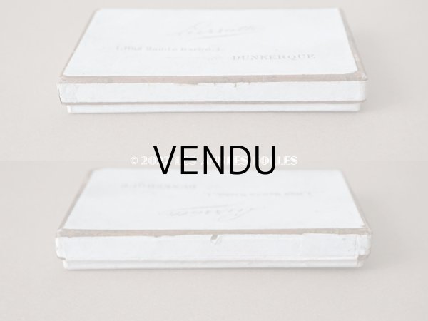 画像8: アンティーク 紙箱　ピンクのリボン付き (8)