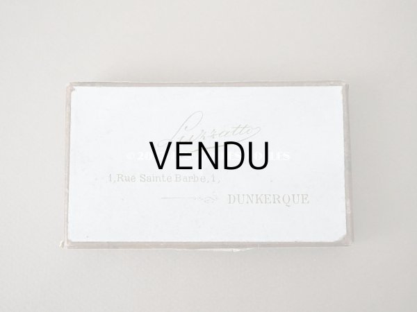 画像3: アンティーク 紙箱　ピンクのリボン付き (3)