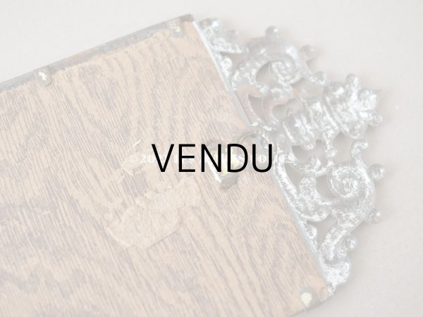 画像6: 1900年代 アンティーク フォトフレーム メタル製 (6)