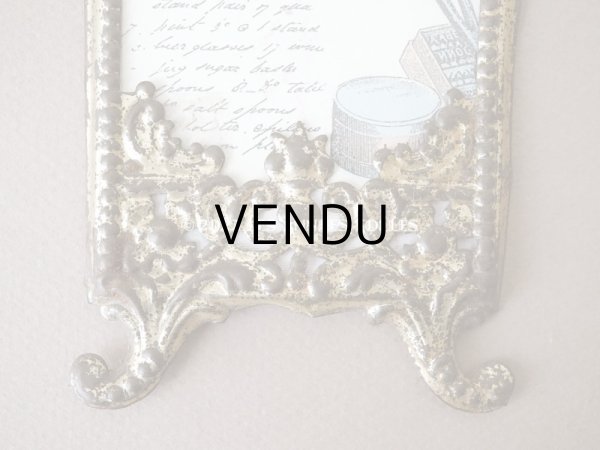 画像3: 1900年代 アンティーク フォトフレーム メタル製 (3)