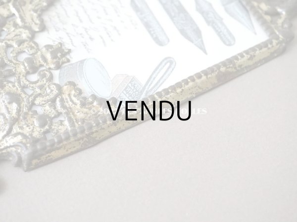 画像4: 1900年代 アンティーク フォトフレーム メタル製 (4)