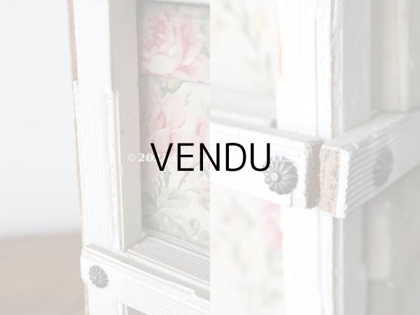 画像10: 【セール対象外】1900年代 アンティーク  カルトナージュチェスト ピンクの薔薇のガーランド (10)