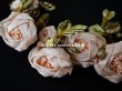 画像9: 【セール対象外】未使用 1910年代 アンティーク 大きな薔薇のロココモチーフのガーランド 　オートクチュールのドレスの装飾 115cm (9)