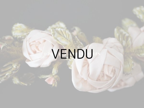 画像8: 【セール対象外】未使用 1910年代 アンティーク 大きな薔薇のロココモチーフのガーランド 　オートクチュールのドレスの装飾 115cm (8)