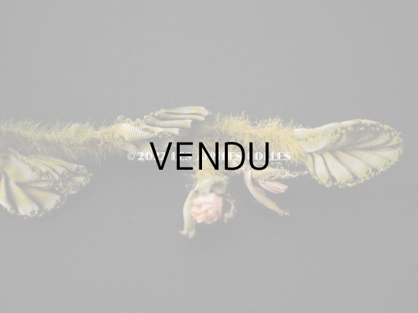 画像15: 【セール対象外】未使用 1910年代 アンティーク 大きな薔薇のロココモチーフのガーランド 　オートクチュールのドレスの装飾 115cm (15)